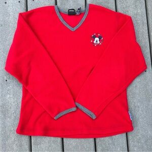 Vintage Disney unlimited Mickey red pull over sz Small